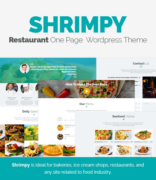 Shrimpy - Responsive Restaurant WordPress Theme - 2